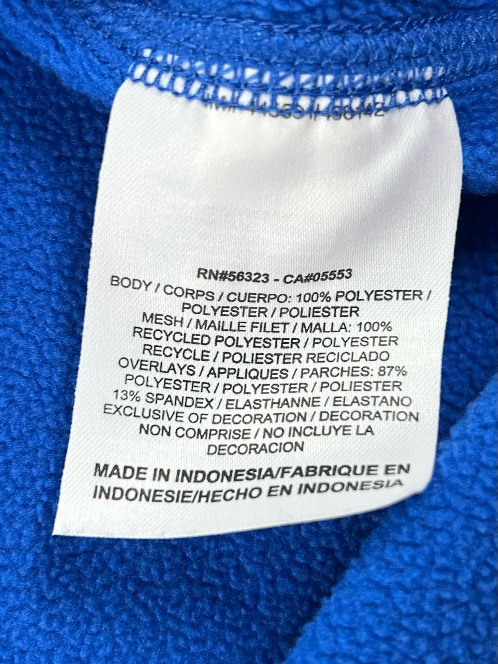 Nike Therma-FIT Fleece 1/4 Zip Pullover Men’s S Royal Blue Training Y2K Sporty